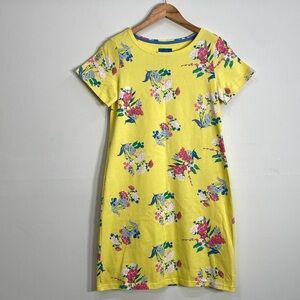 Joules Floral Short Sleeve Cotton Dress Size 8